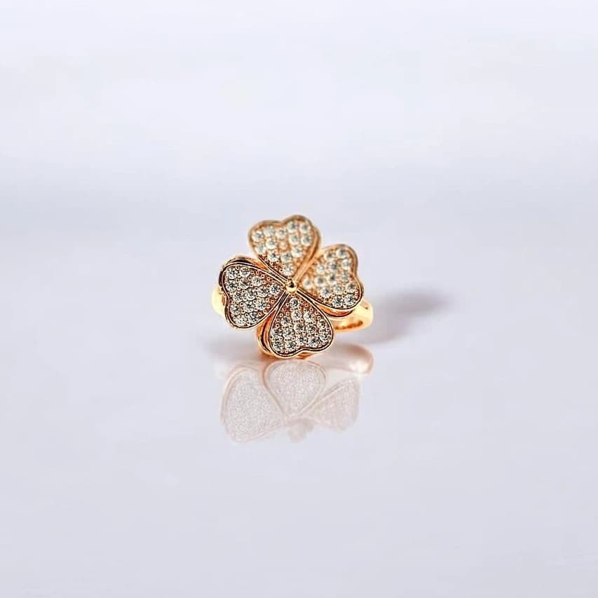 Two-Layer Rotating Heart Wing Ring for Women – Spinner Style with Crystal Accents & Chic Motion Design